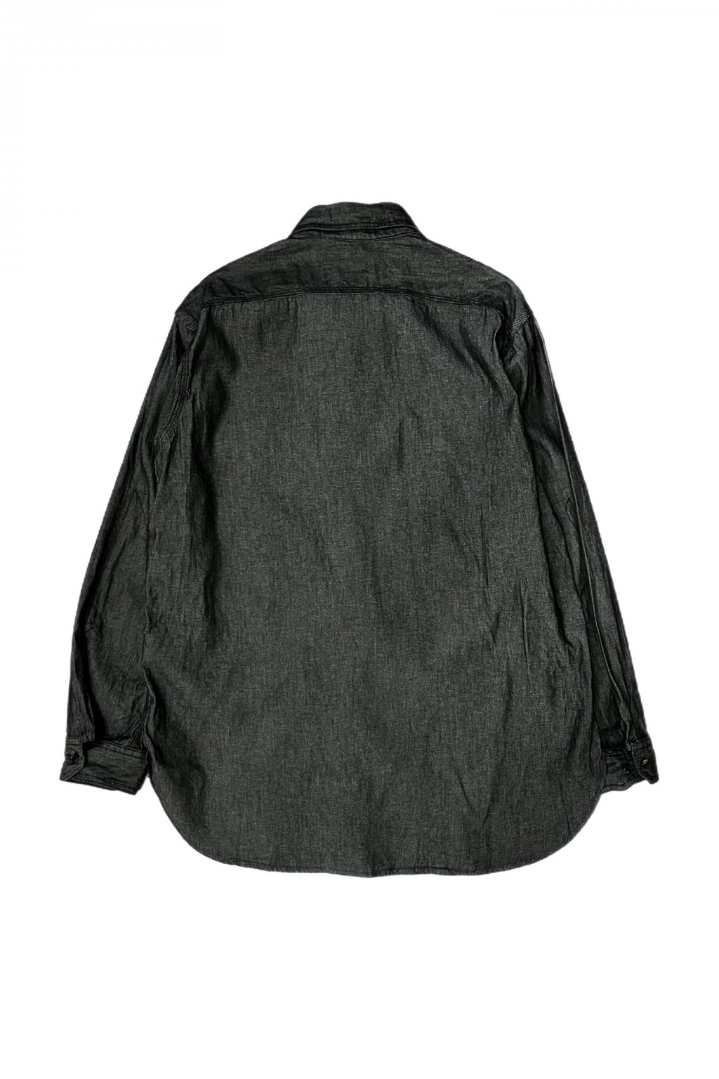 Engineered Garments Work Shirt Black Cotton Denim Shirting