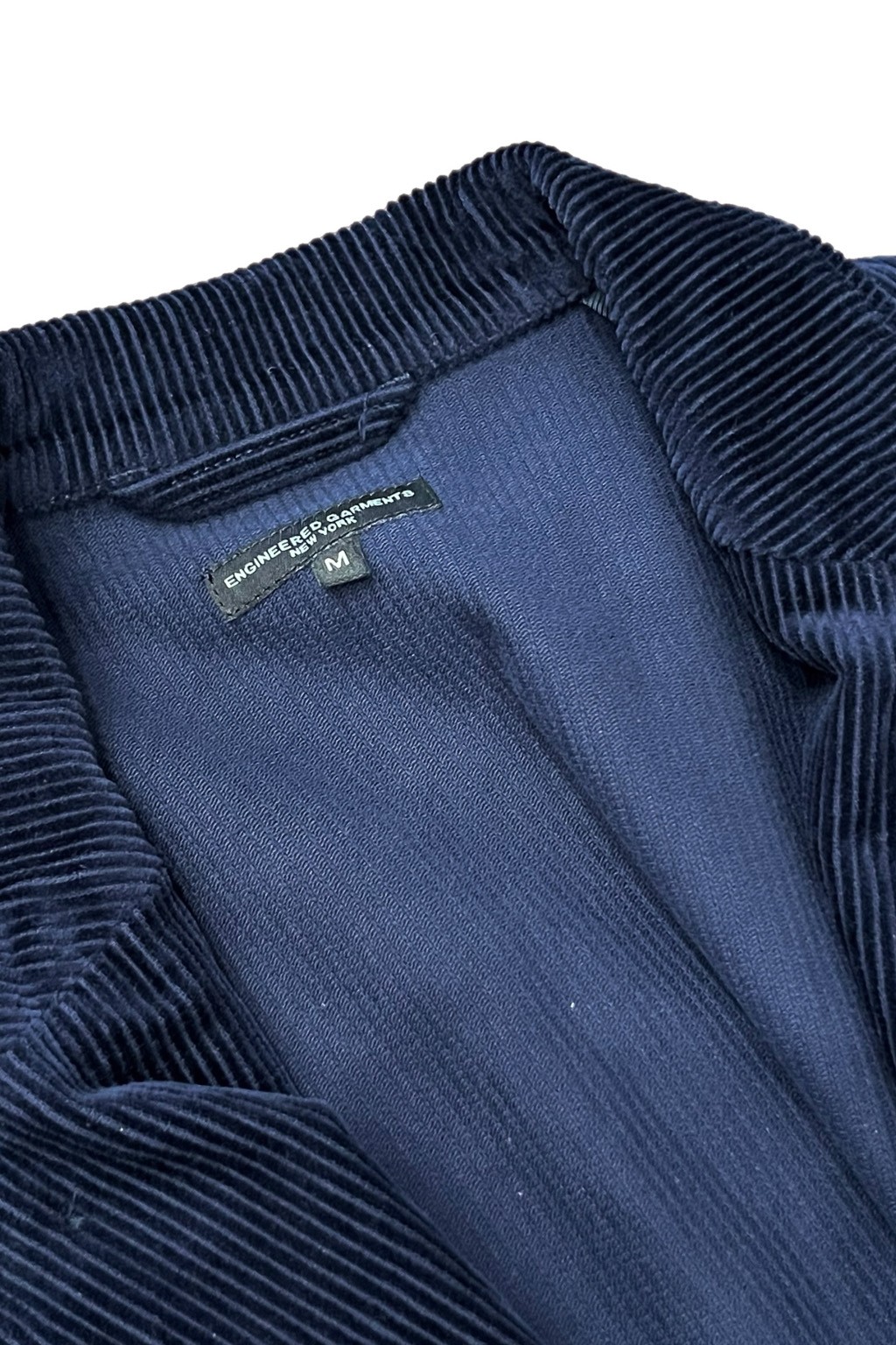 Engineered Garments Loiter Jacket Navy 8W Corduroy - Made in USA