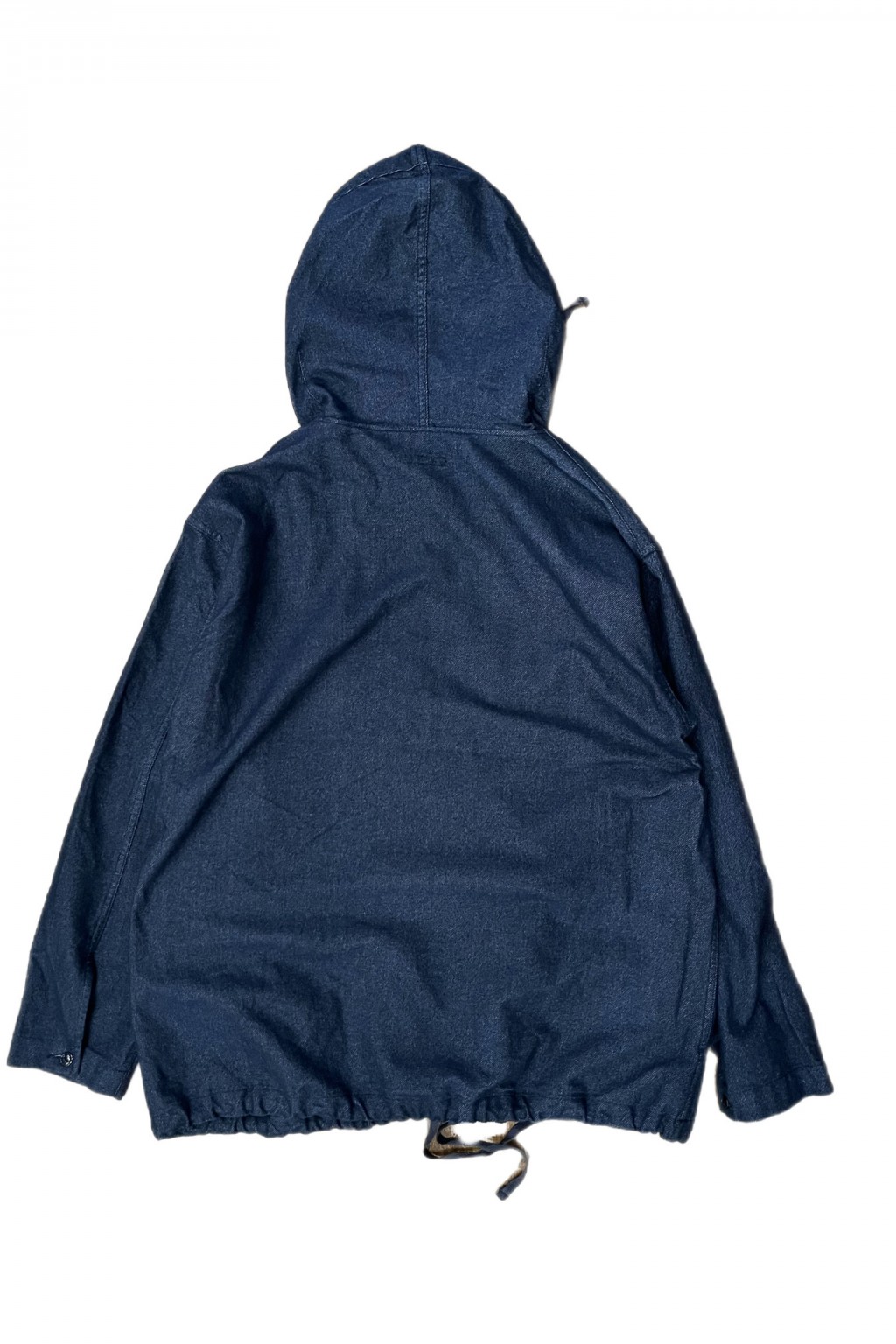Engineered Garments Cagoule Shirt Indigo Cotton Denim Flannel