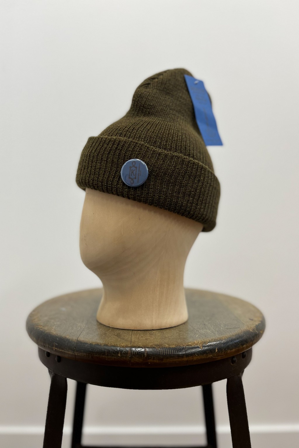 Engineered Garments Wool Watch Cap Olive - Made in USA