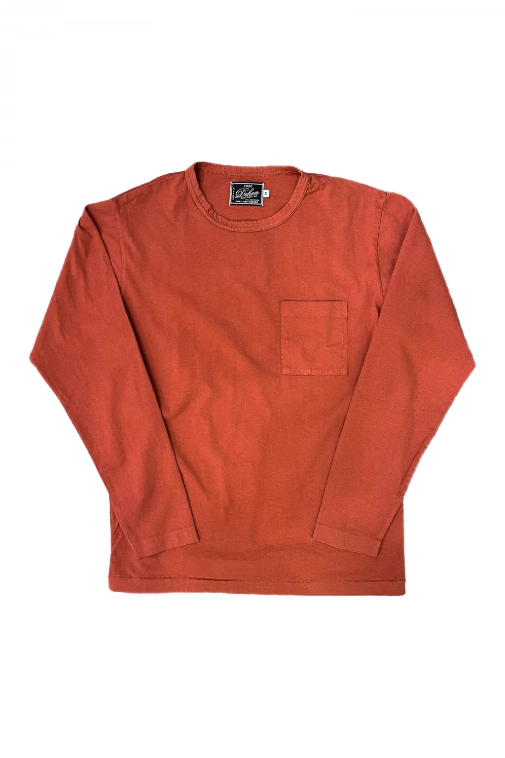 Dehen 1920 Heavy Duty Longsleeve Tee Burnt Orange