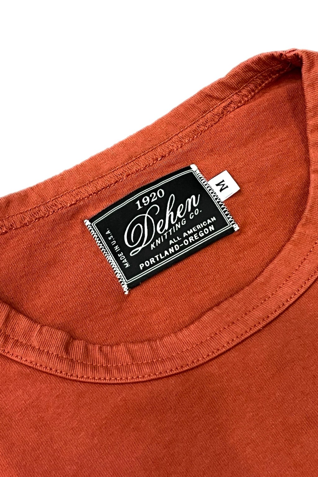 Dehen 1920 Heavy Duty Longsleeve Tee Burnt Orange