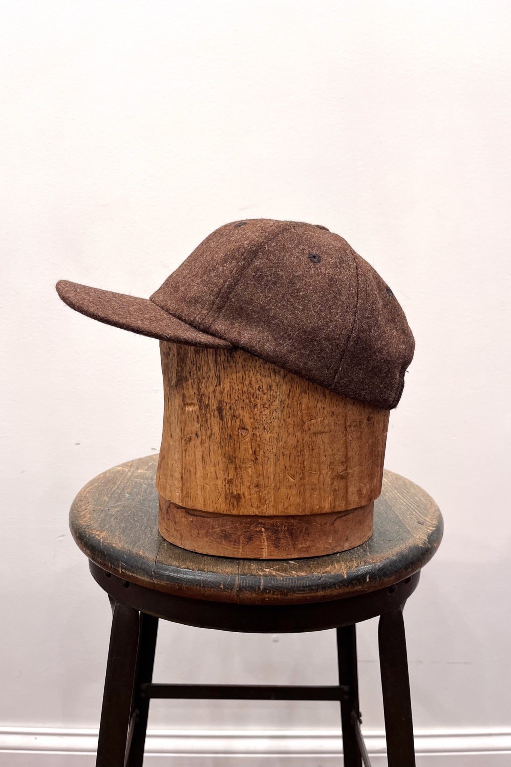 Dehen 1920 Baseball Hat Medium Brown Mix Wool - Made in USA