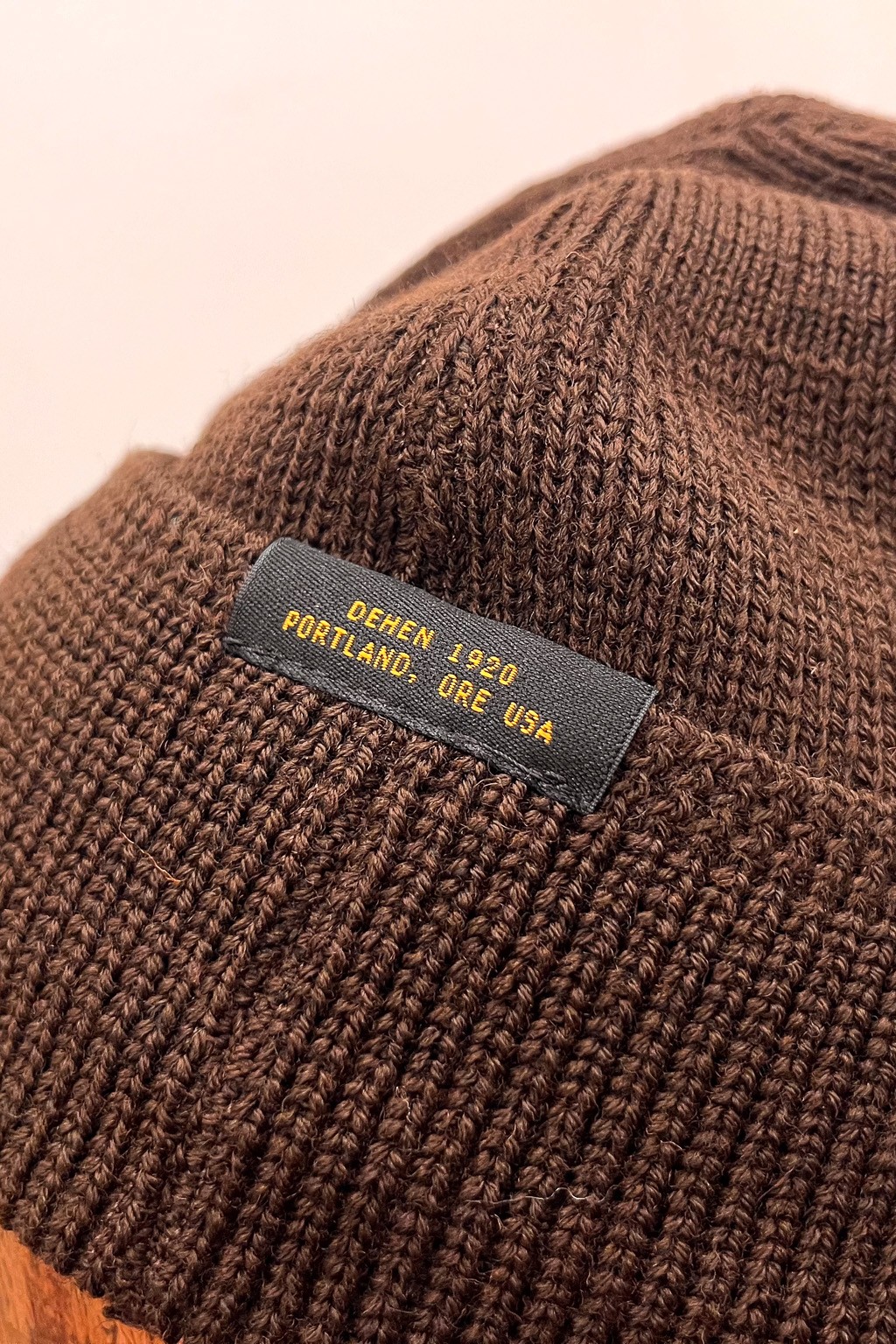 Dehen 1920 Wool Knit Watch Cap Brown