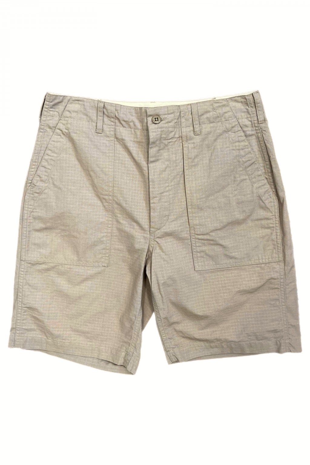 【ENGINEEREDGARMENTS】Fatigue Short Cotton Ripstopショートパンツ Engineered Garments Fatigue Short Khaki Cotton Ripstop - Made in