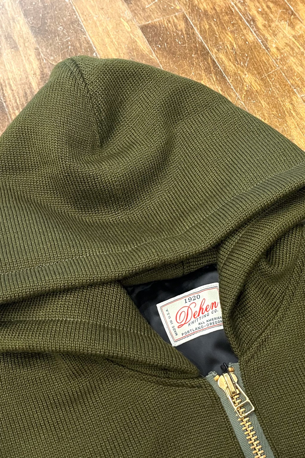Dehen 1920 Independence Exclusive Full-Throttle Moto-Hoodie Loden