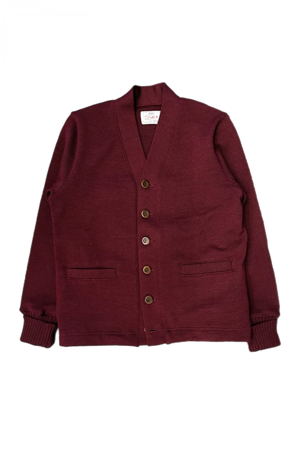 Dehen 1920 Classic Cardigan Burgundy