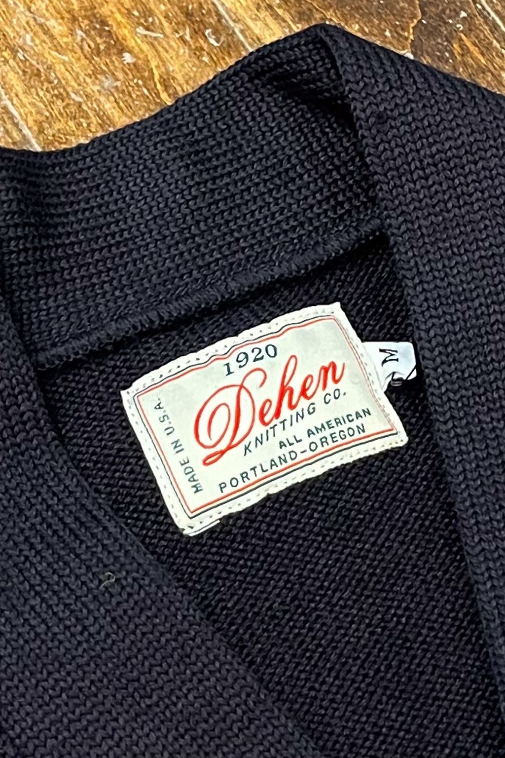 Dehen 1920 Classic Cardigan Black