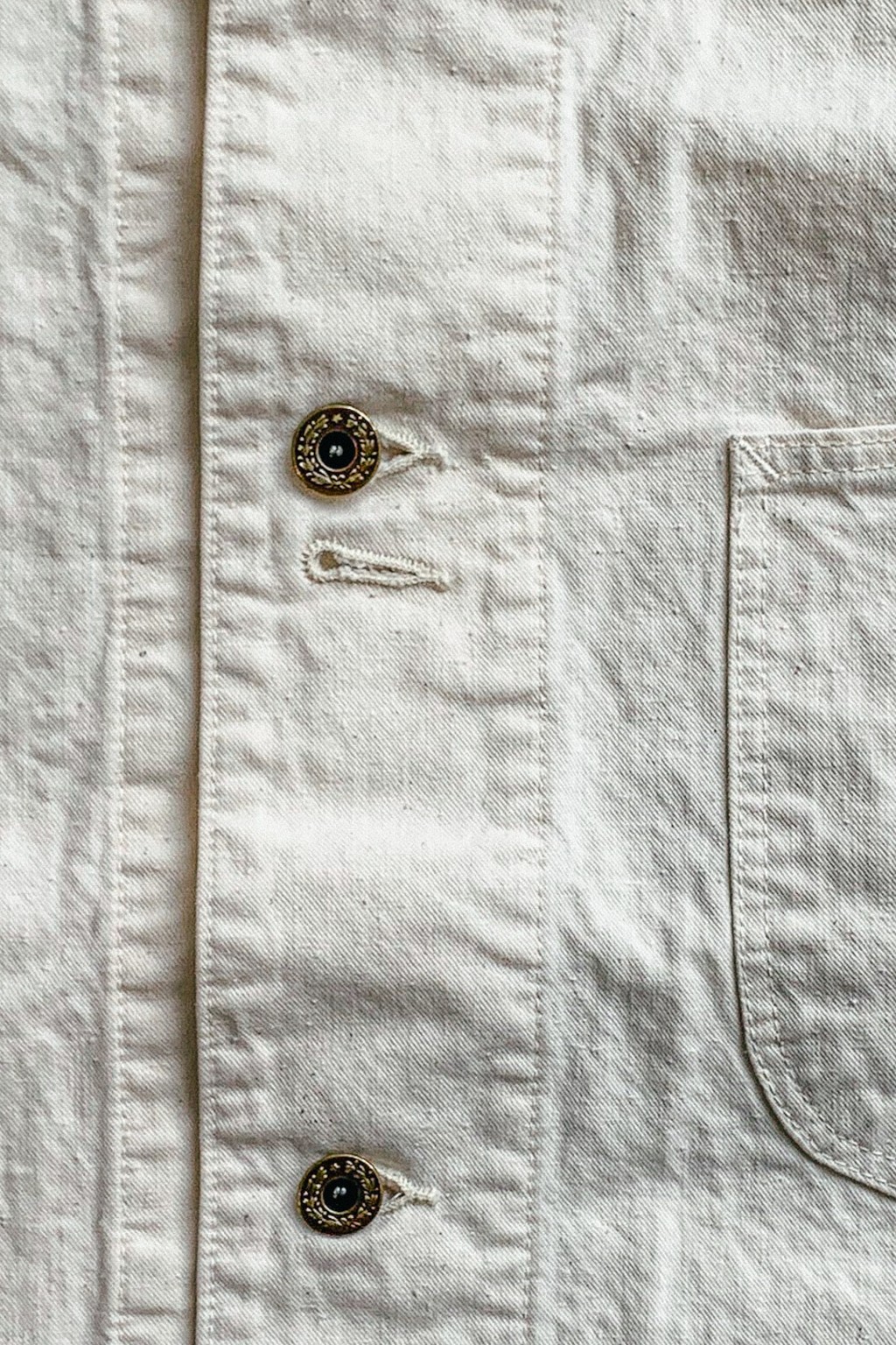 Orslow 40's Coverall Ecru - Made in Japan | Jackets & Vests
