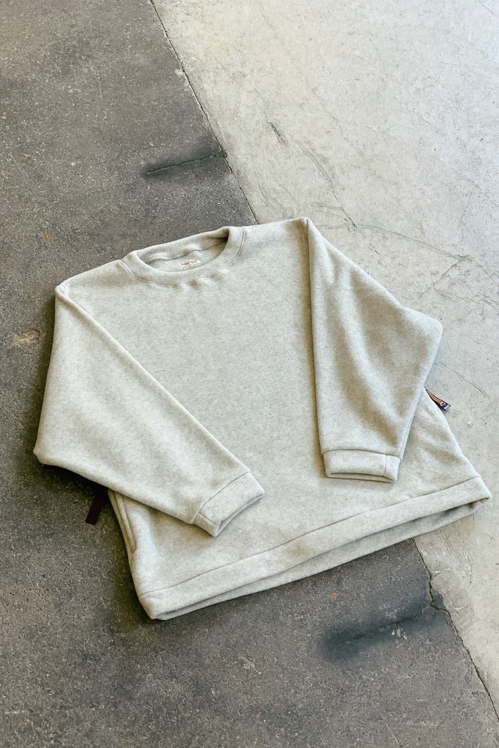 Kapital Big Swt Ecru Reverse Fleece - Made in Japan | Knits