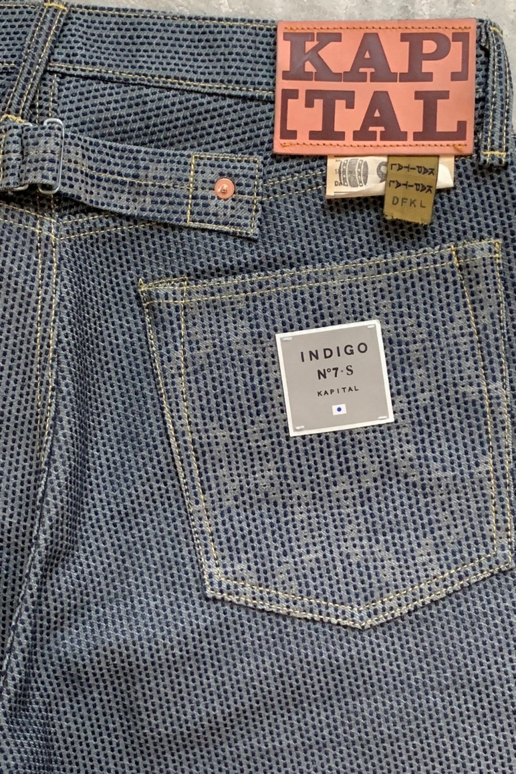 Kapital Century Denim 5P Monkey Cisco Grey - Made in Japan