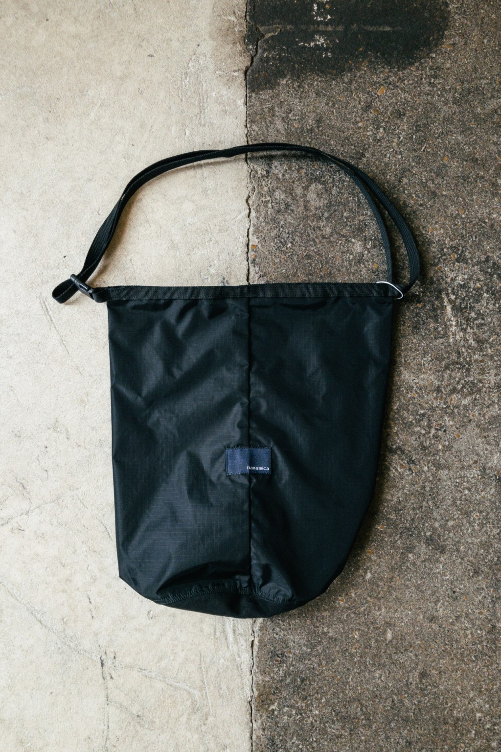Nanamica Utility Shoulder Bag - Small Black - Made in Japan
