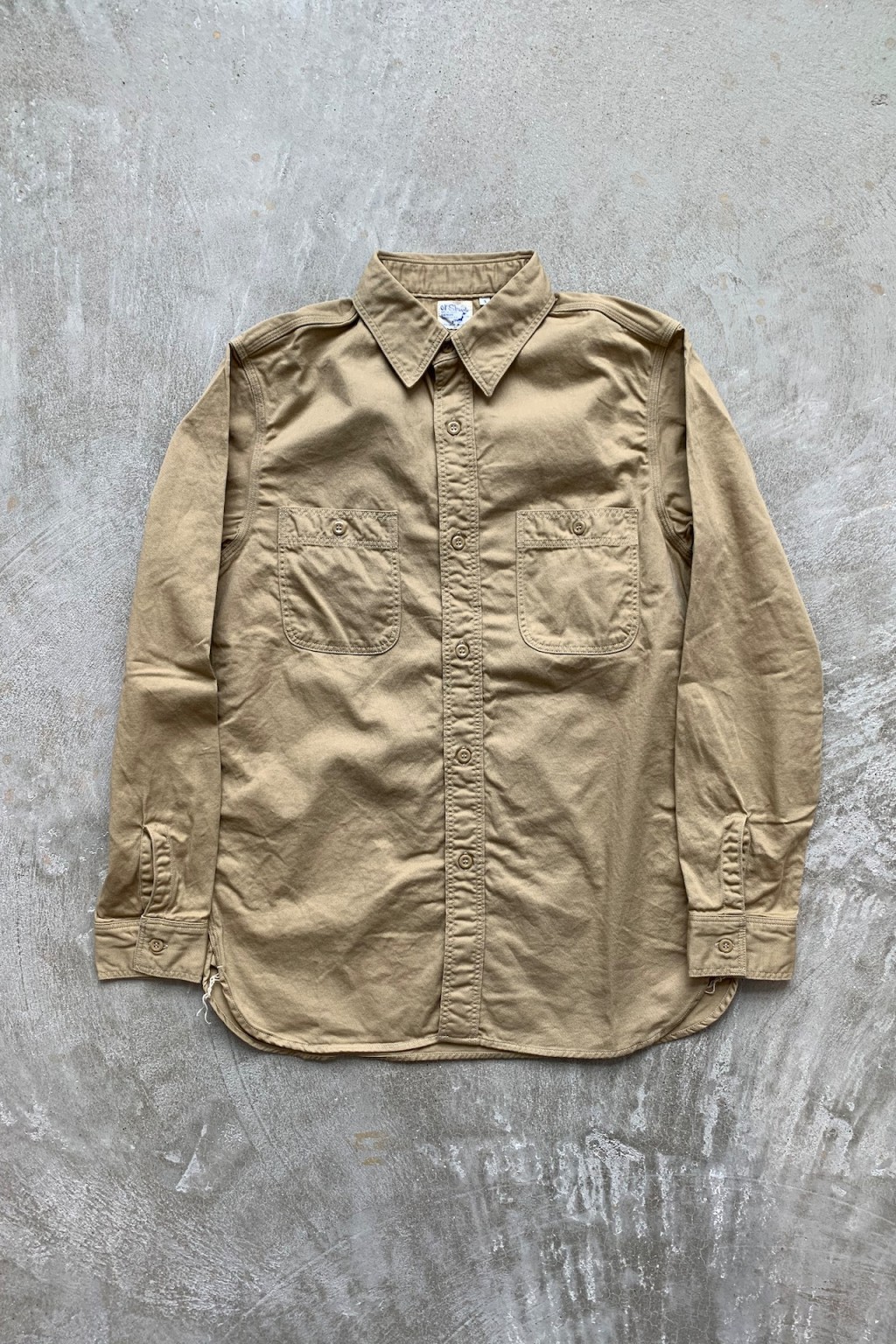 Orslow Work Shirt Khaki