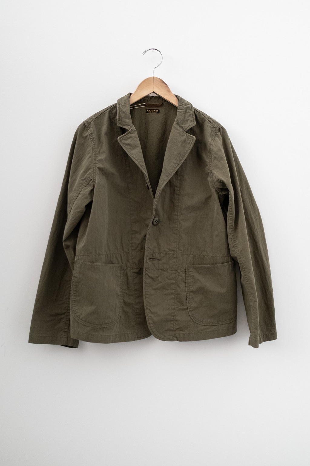 ジャケット・アウター Cut Pile Reversible Hospital Jacket Kapital Hospital Jacket Olive Ripstop - Made in Japan