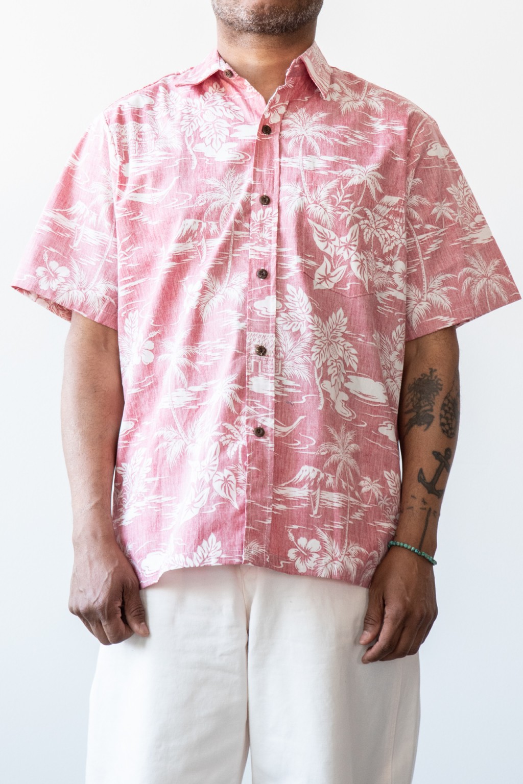 Two Palms Reverse Love Shack Shirt Red