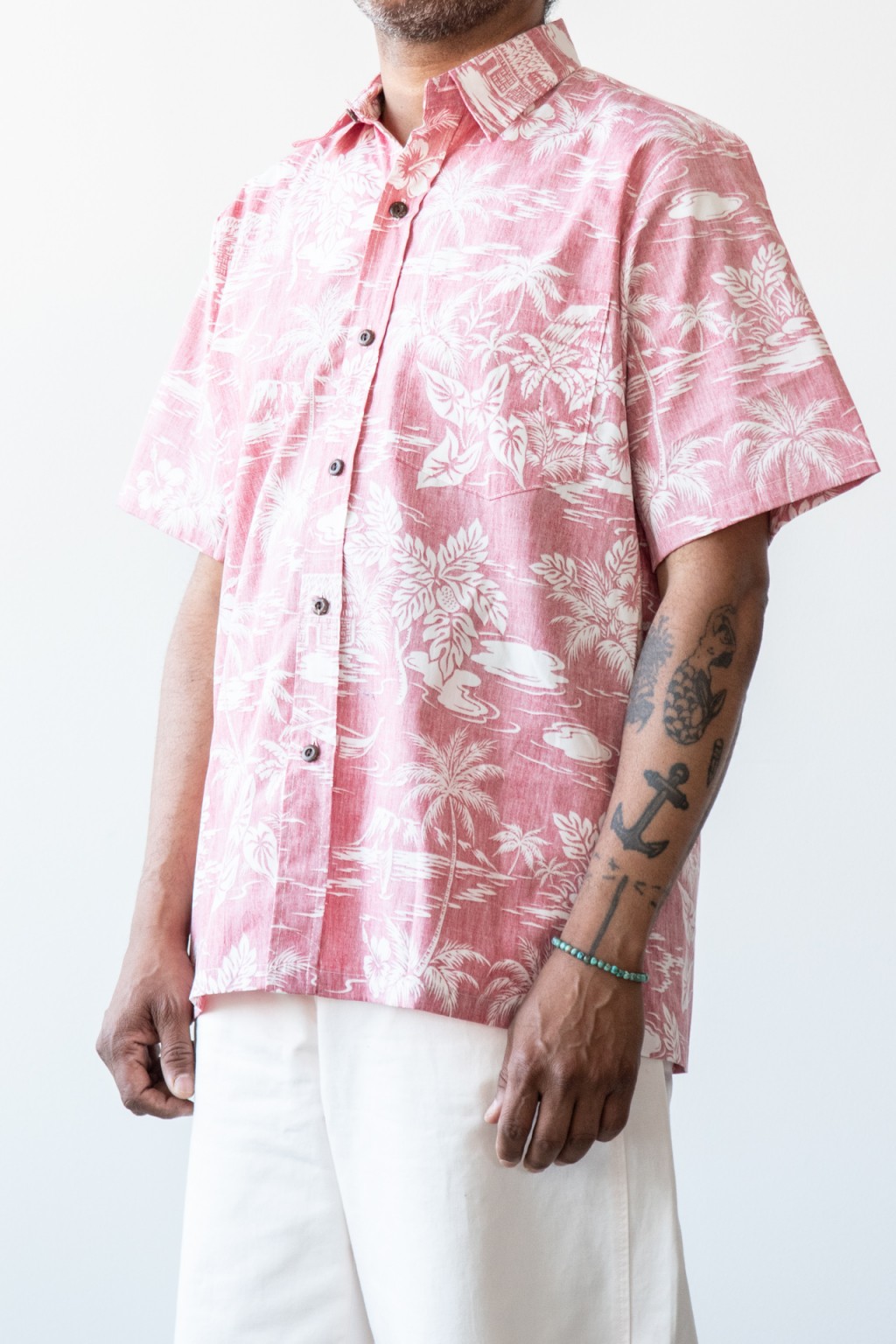 Two Palms Reverse Love Shack Shirt Red