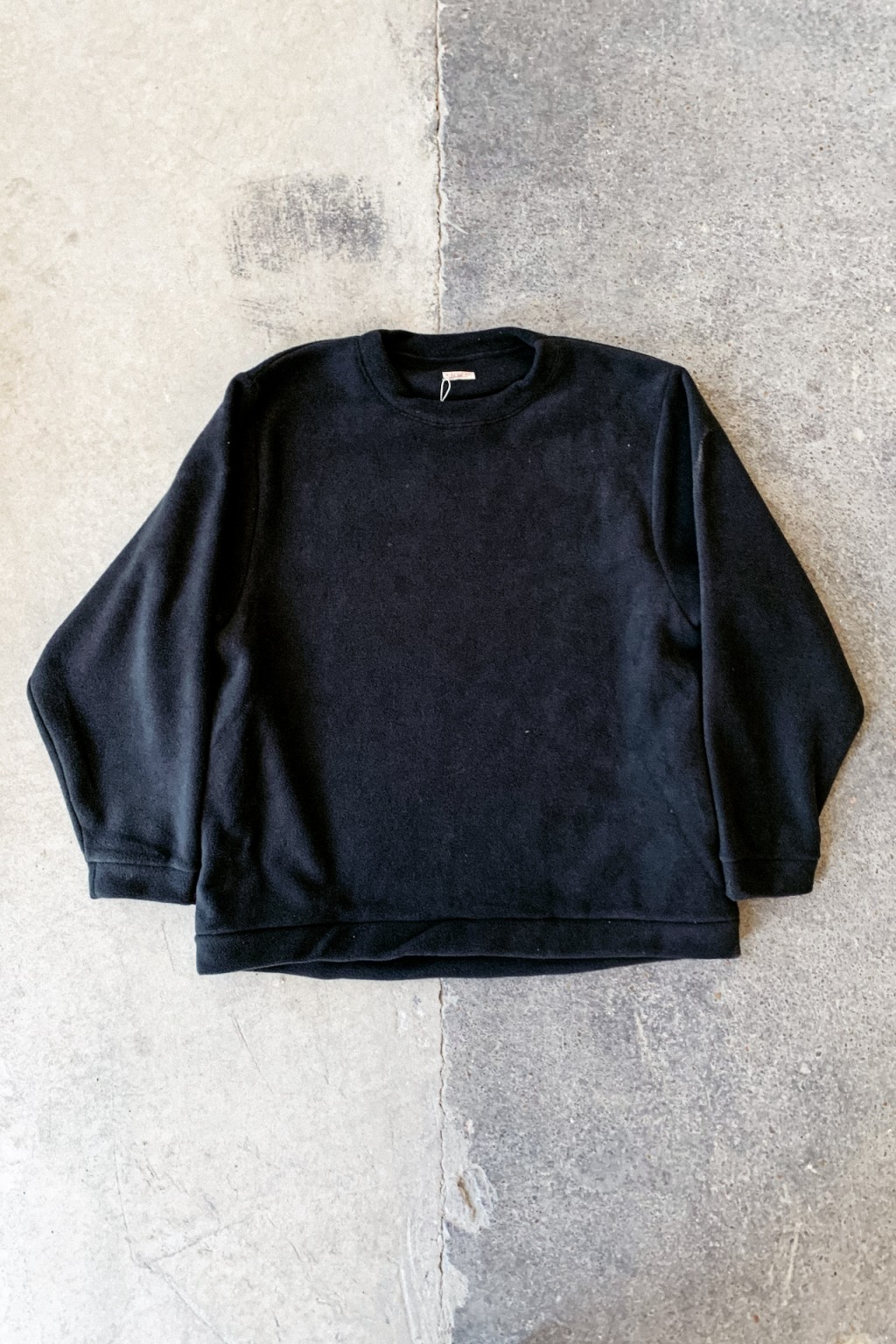 kapital リバースフリース Kapital Reverse Fleece BIG SWT Black - Made in Japan | Knits