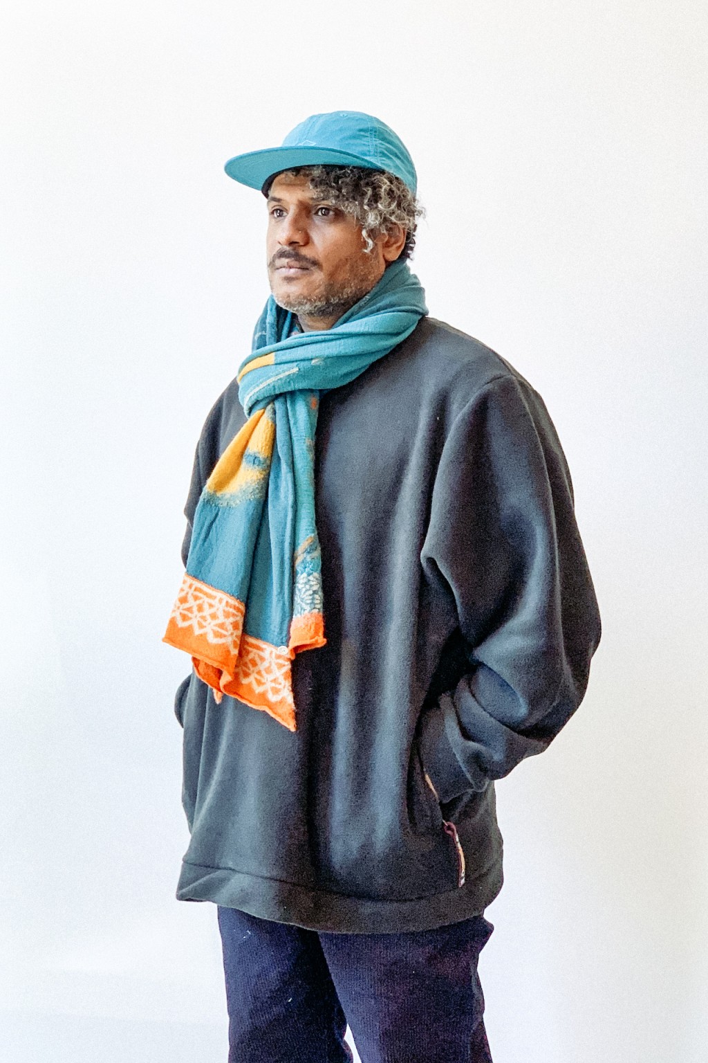 kapital リバースフリース Kapital Reverse Fleece BIG SWT Black - Made in Japan | Knits
