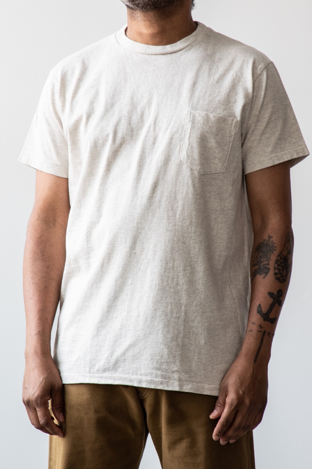 Velva Sheen Two Pack Pocket T-Shirts White \u0026 Oatmeal - Made in USA | Tees |  Independence