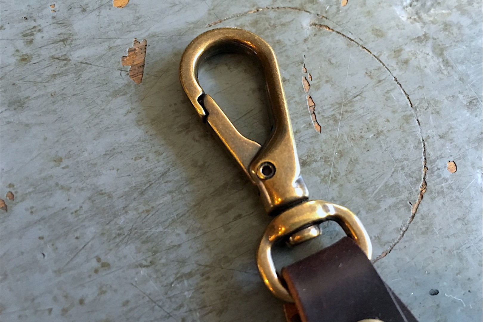 MAKR Key Hook Old Bronze Cordovan Made in Winter Park, FL