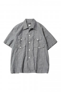 Post Overalls Town & Country HAVANA Homespun Grey Chambray