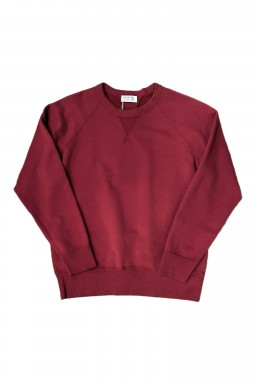 Velva Sheen 10 oz Raglan "WV" Sweat Burgundy