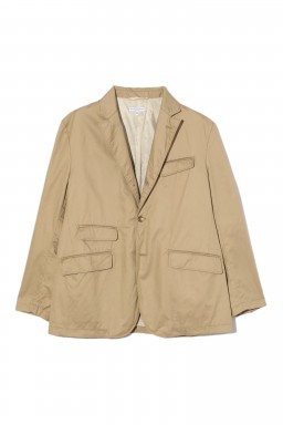 Engineered Garments Andover Jacket Khaki Highcount Twill