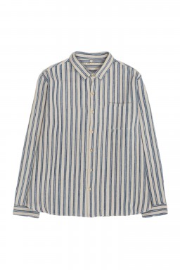 11.11 Lovers Shirt Medium Indigo Stripe
