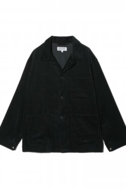 Engineered Garments Workaday Utility Jacket Black Cotton 8W Corduroy