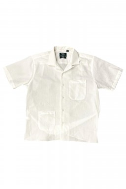 Gitman Bros. Vintage Independence Camp Shirt White Seersucker