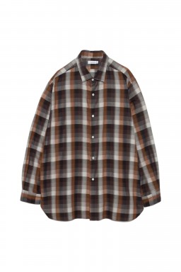 Nanamica Regular Collar Wind Shirt Brown