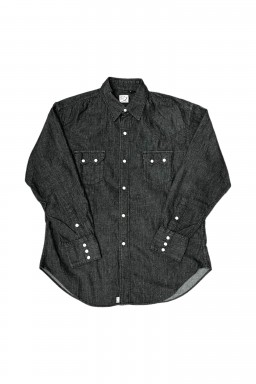Orslow Denim Western Shirt Black Denim D61