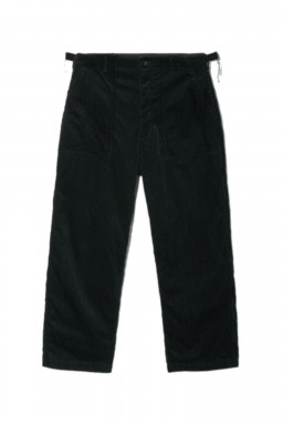 Engineered Garments Workaday Fatigue Pant Black Cotton 8W Corduroy