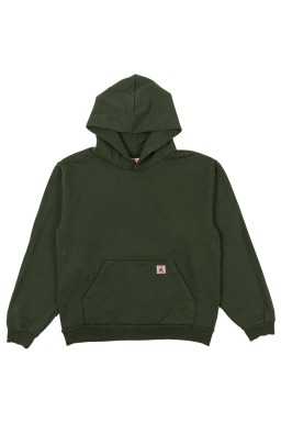 Randy's Garments Heavyweight Cross-Neck Hoodie Hunter Green