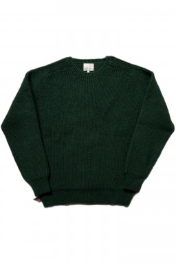 Wythe Highland Shakerknit Sweater Evergreen