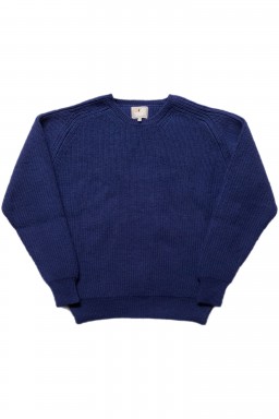 Wythe Highland Shakerknit Sweater Navy