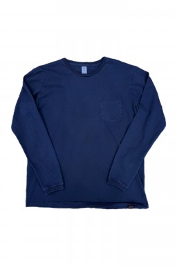 Velva Sheen L/S Pocket T-Shirt Blue Indigo