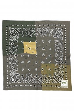 Kapital Fastcolor Selvedge Bandanna (PaisleyPatchwork) KHA x DG