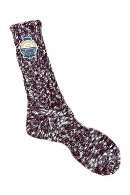 Warehouse & Co. Slub Rib Zokki Socks Bordeaux
