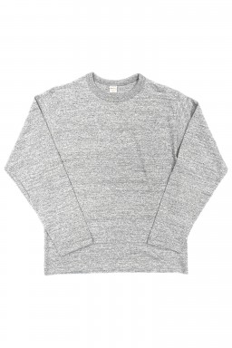 Warehouse & Co. Lot 5906 Long Sleeve Crew Neck T-Shirt Heather Grey