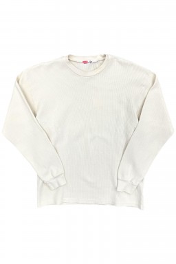 Randy's Garments Heavyweight Thermal Crewneck Natural