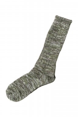 AnonymousIsm 5 Color Mix Crew Sock Olive