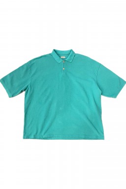 Kapital Pique BOX Polo Shirt Turquoise