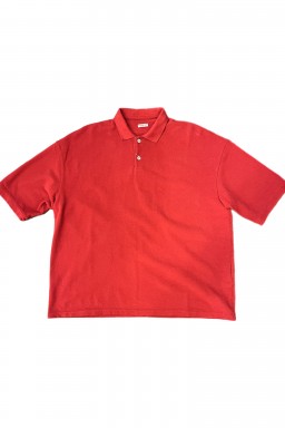 Kapital Pique BOX Polo Shirt Red