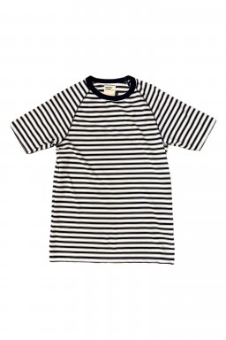 Heimat Boy Scout Tee Ink / Battleship Grey / Seashell