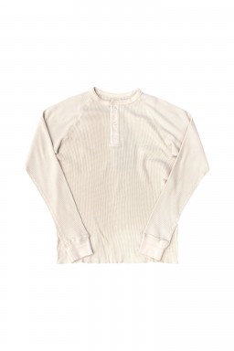 Heimat Cotton Waffle Henley Seashell