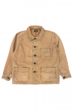 Sugar Cane French Work Jacket Brown Duck