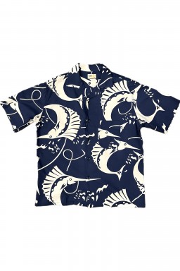 John Gluckow Sailfish Shirt Navy