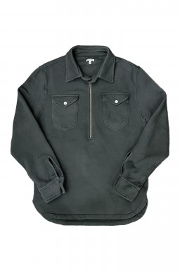 Wythe Half-Zip Sweatshirt Faded Black