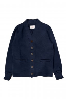 Dehen 1920 Classic Cardigan Dark Navy